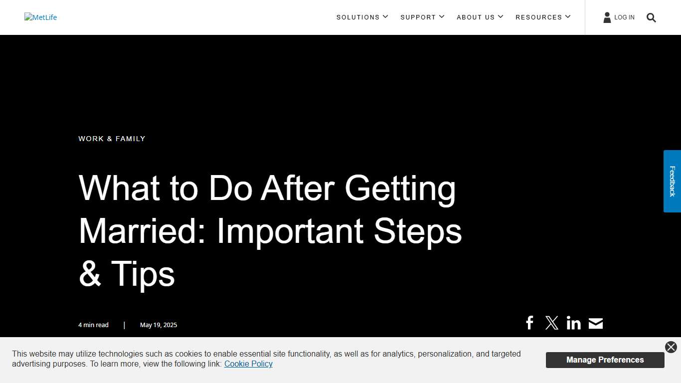 What to Do After Getting Married: Important Steps & Tips MetLife