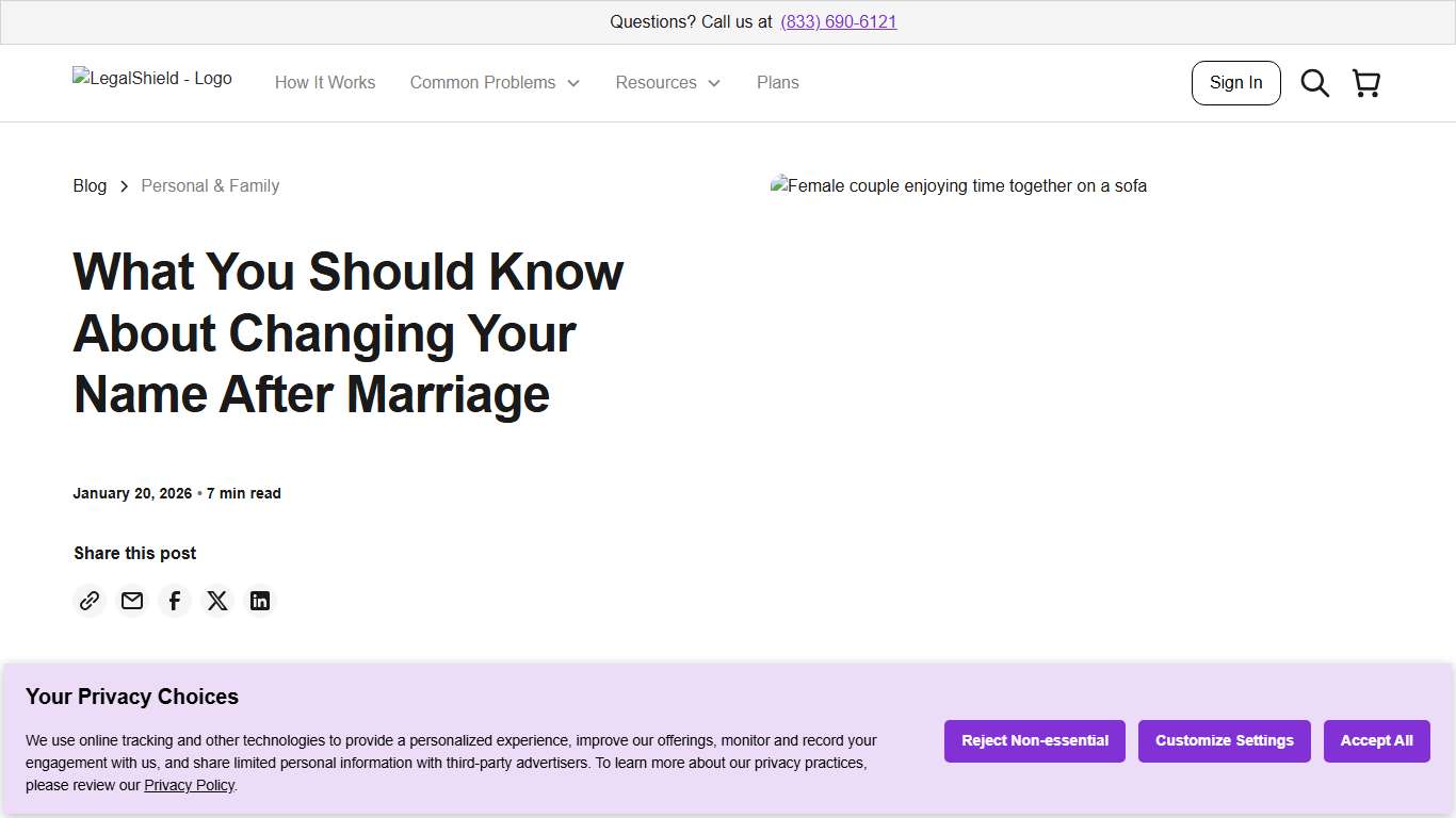 Can I Keep My Name After Marriage? Legal Options
